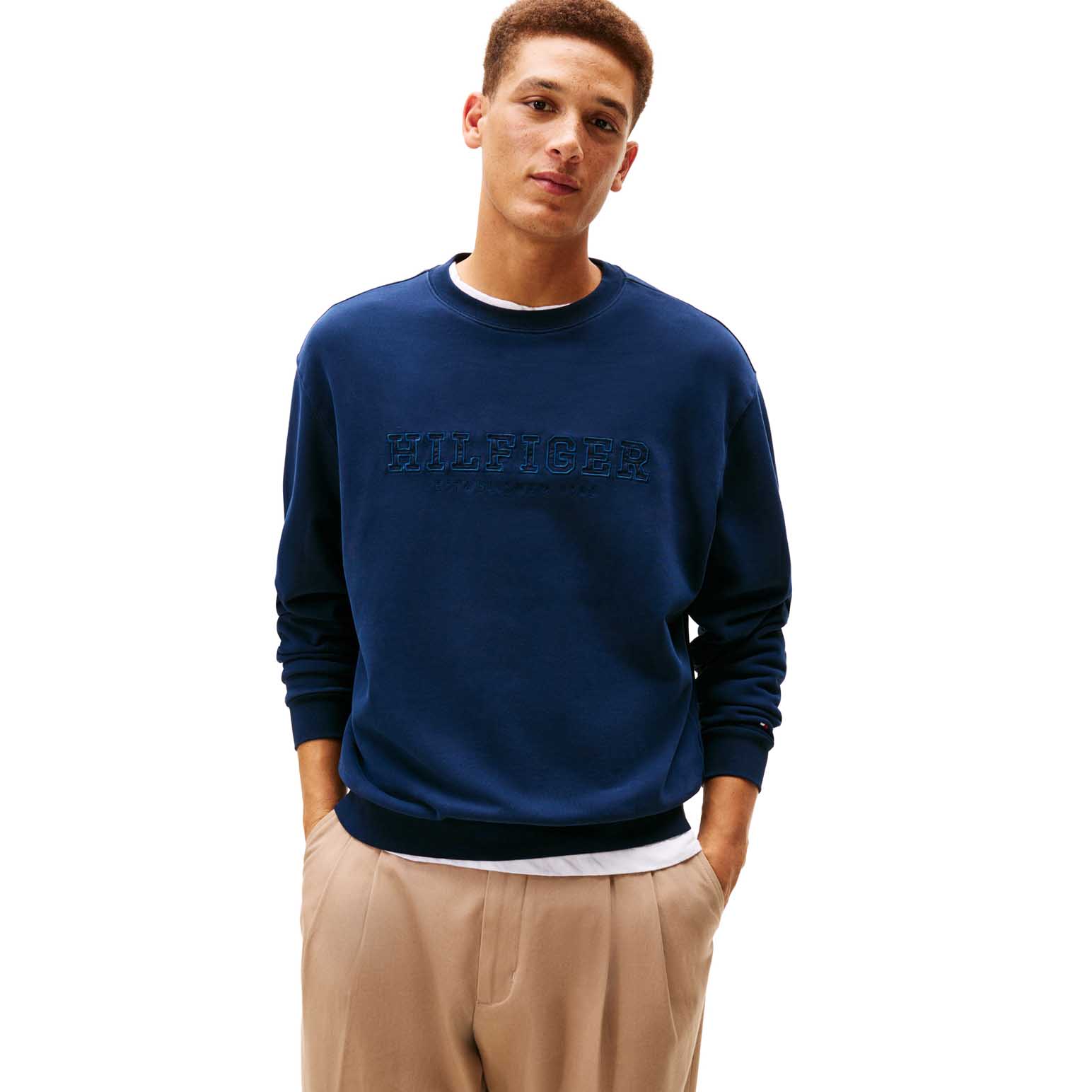 Tommy Hilfiger Mix Media Graphic Crew